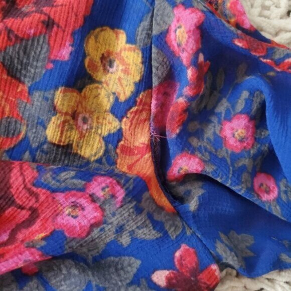 Free People 'Penny Lover' Bohemian Cold Shoulder Cutout Flowy Dress - Picture 16 of 16